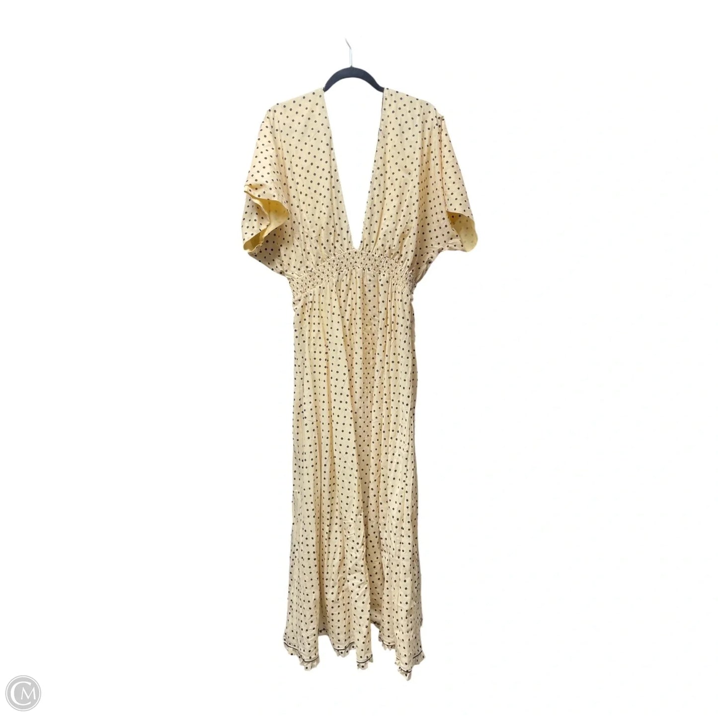Dress Casual Maxi By MES DEMOISELLES  In Polkadot Pattern, Size: 20