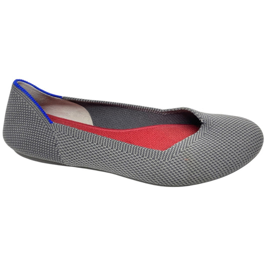 Shoes Flats By Rothys In Grey & Red, Size: 8