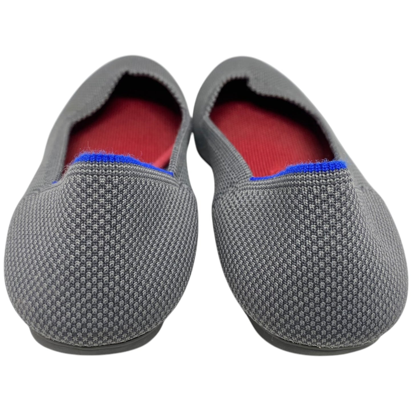 Shoes Flats By Rothys In Grey & Red, Size: 8