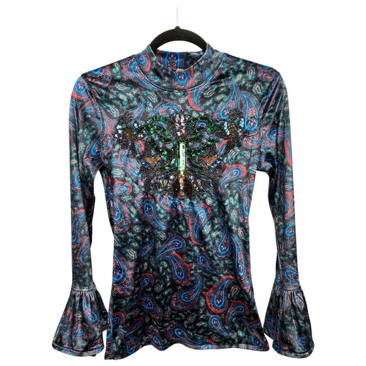 Top Long Sleeve By Free People In Paisley Print, Size: S