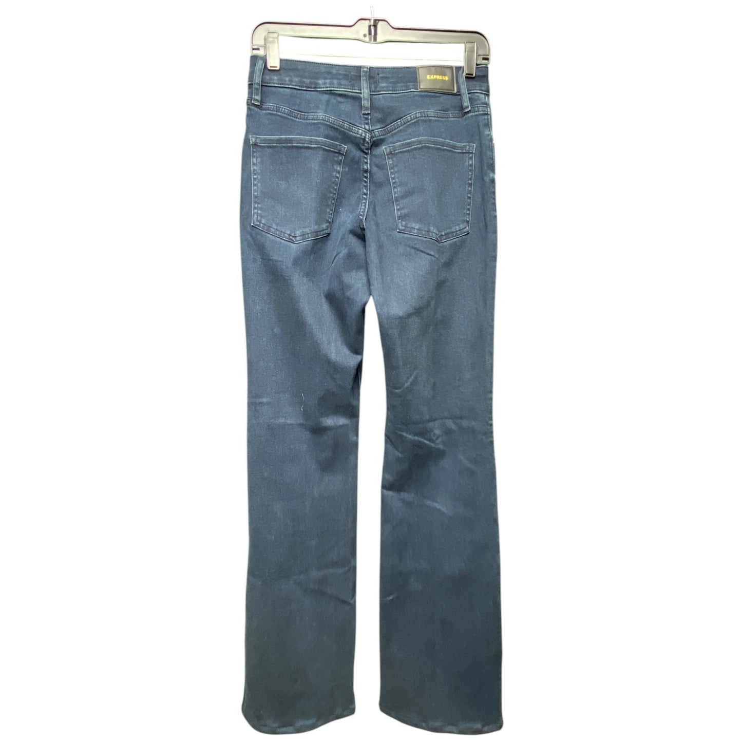 Jeans Boot Cut By Express In Blue Denim, Size: 6l