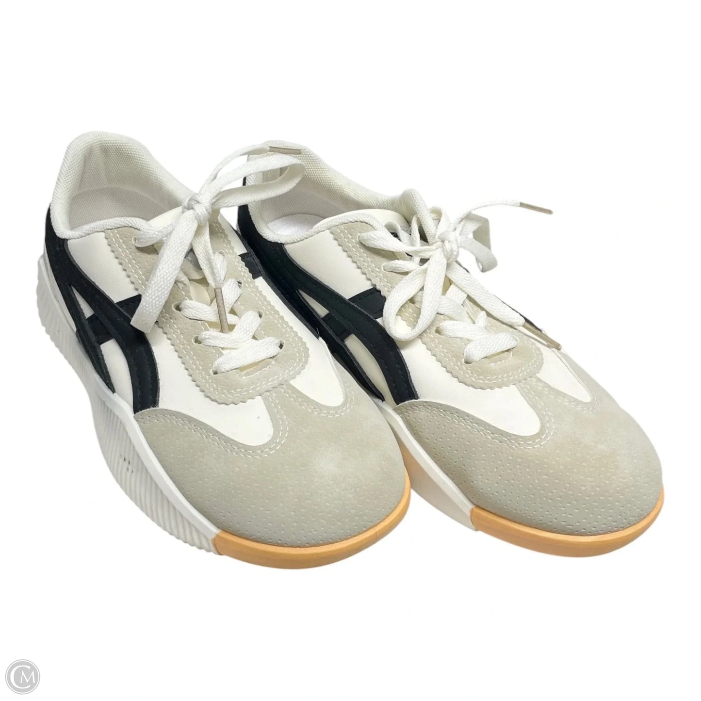 Shoes Sneakers By Cmc In Black & Cream, Size: 6