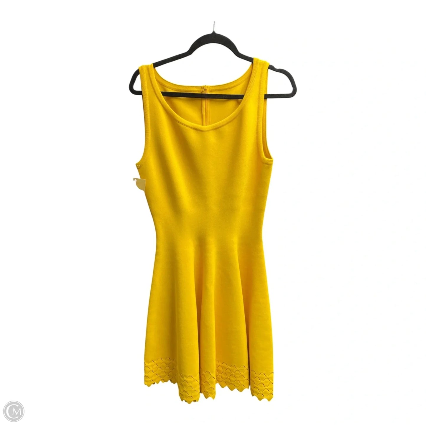 Dress Designer By Alaia In Yellow, Size: L