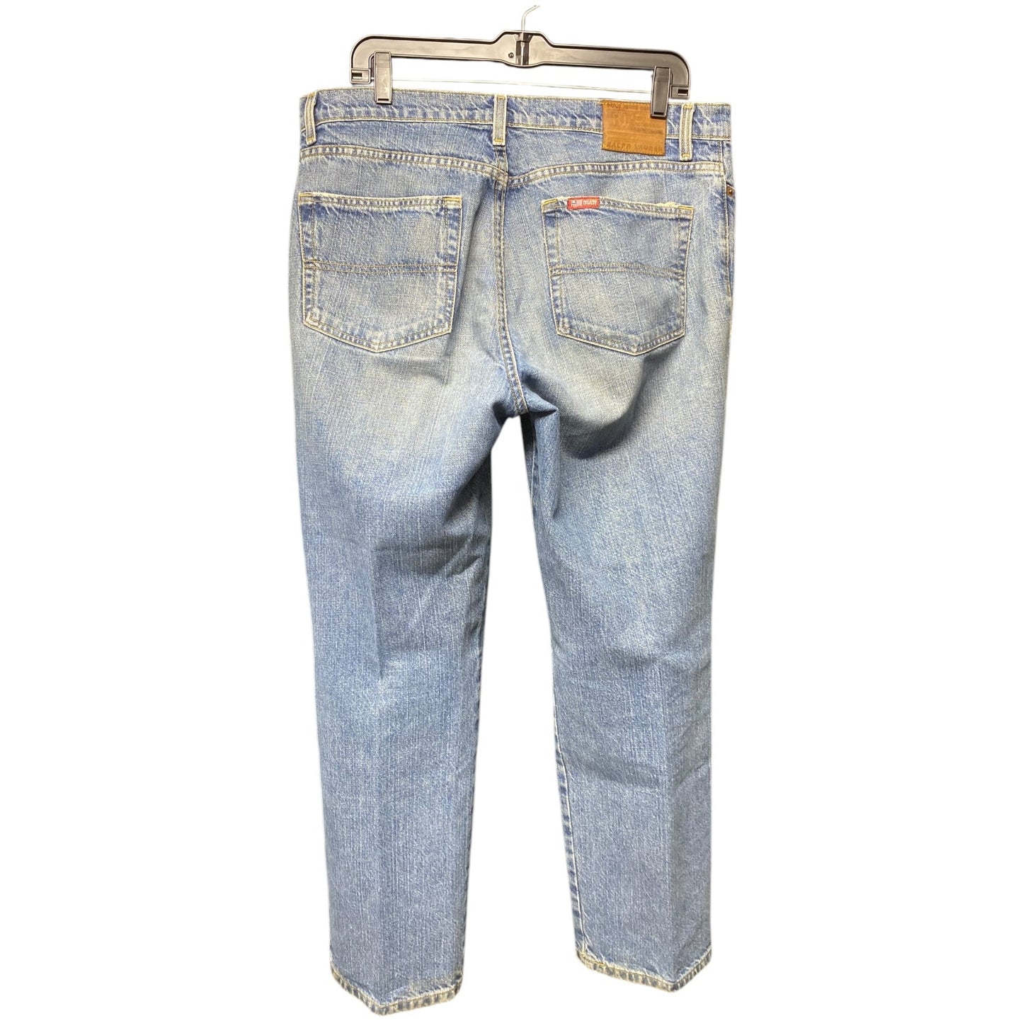 Jeans Designer By Polo Ralph Lauren In Blue Denim, Size: L