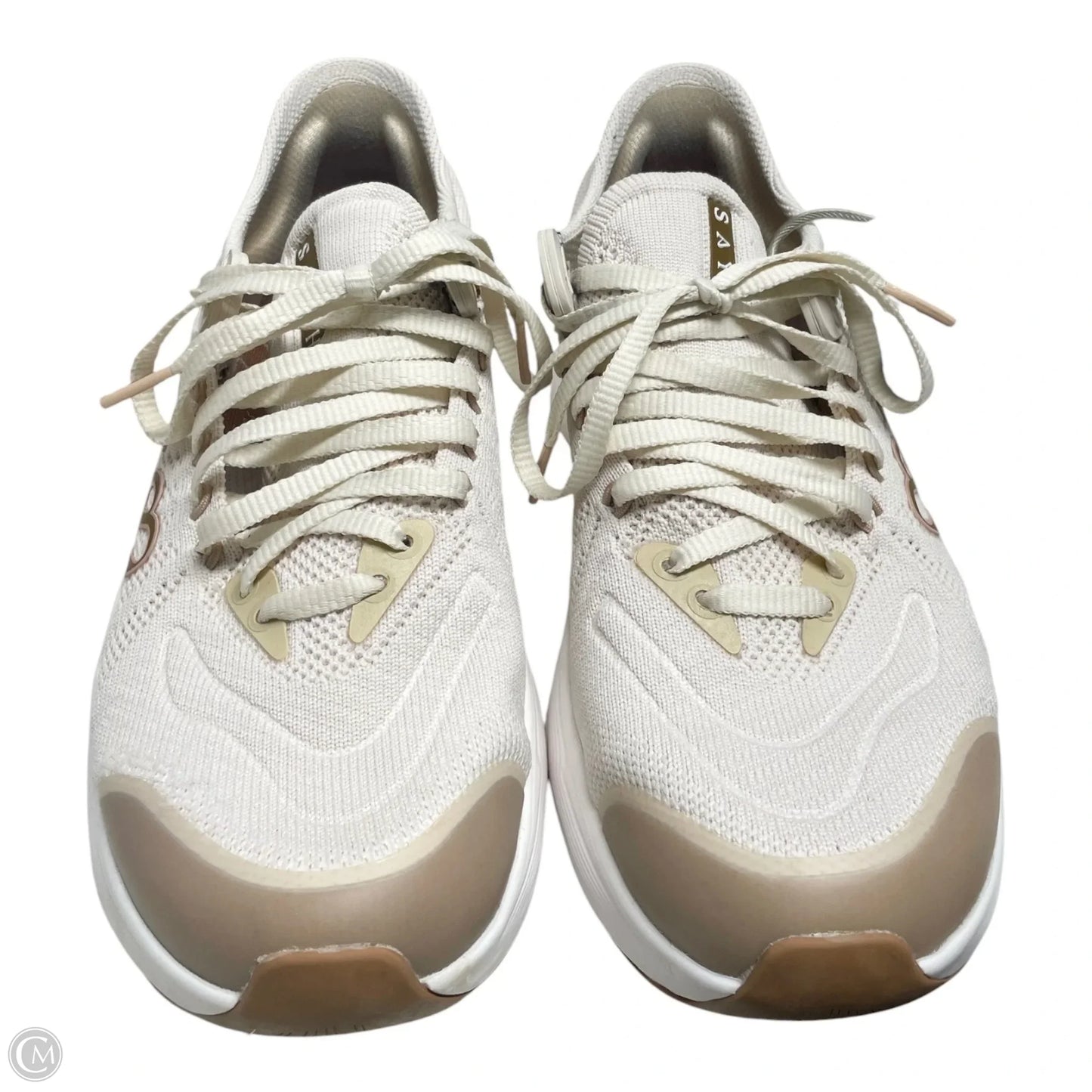 Shoes Athletic By SAYSH In Brown & Cream, Size: 6.5