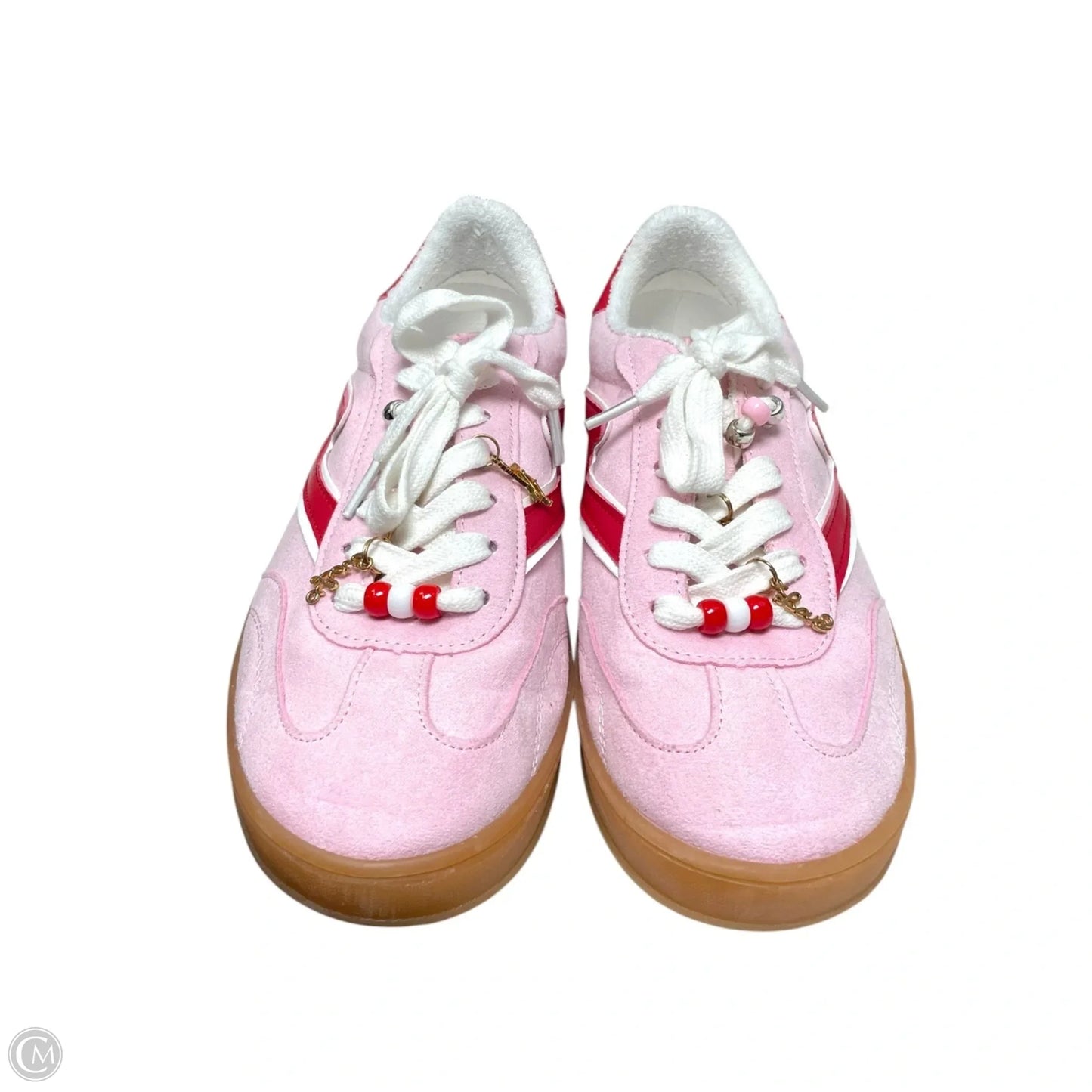 Shoes Sneakers By Madden Girl In Pink & Red, Size: 7.5