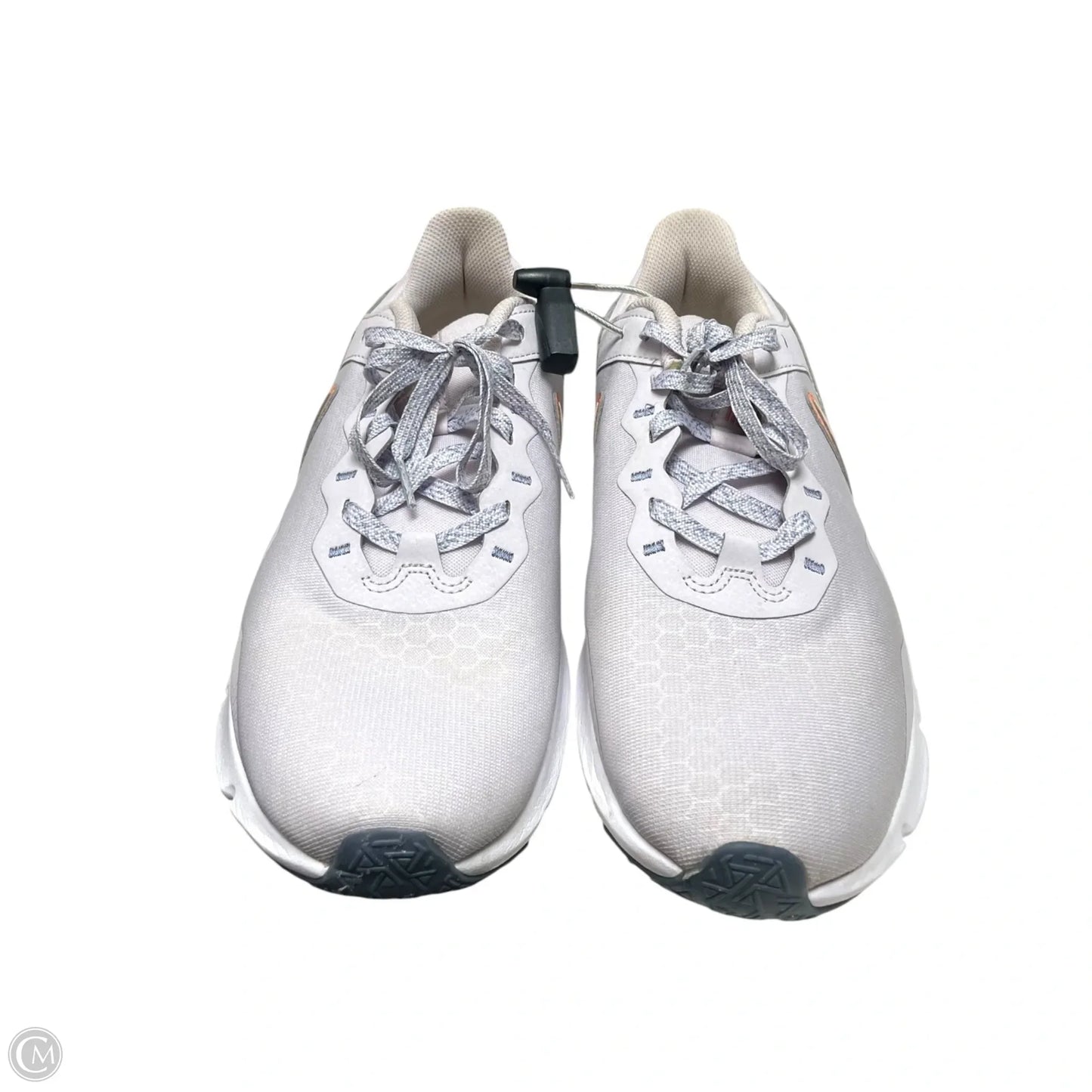 Shoes Athletic By Nike In Grey & Orange, Size: 10