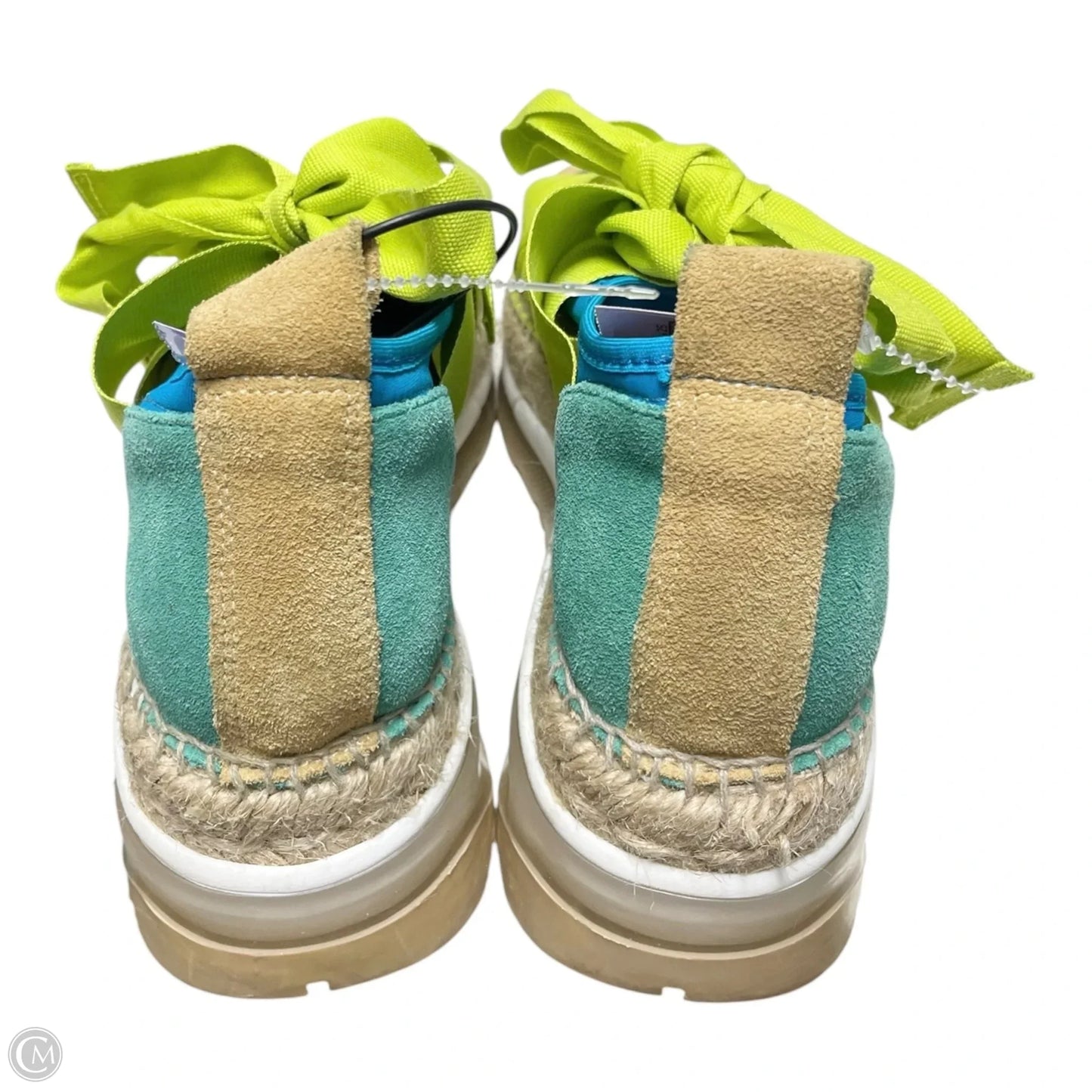 Shoes Sneakers By Free People In Blue & Green, Size: 8.5