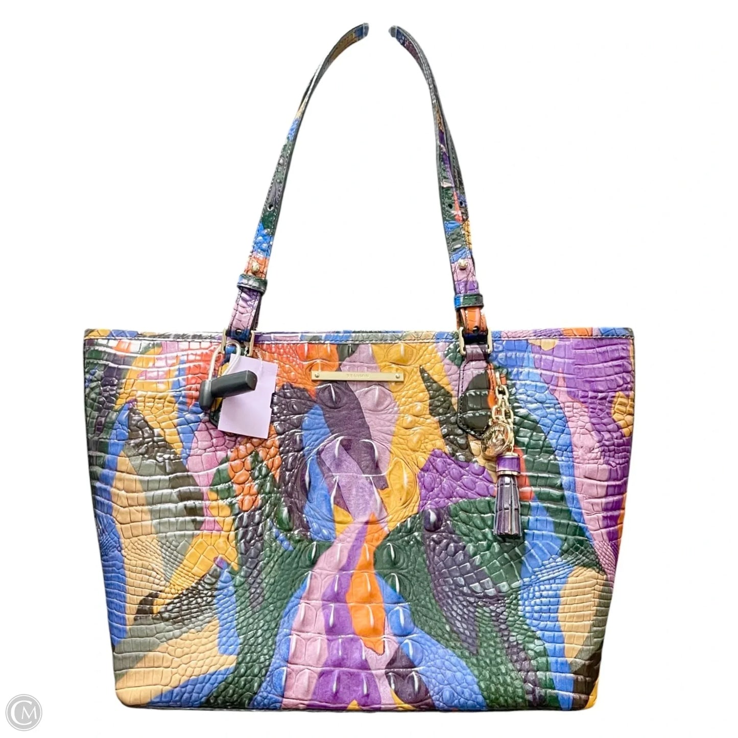 Tote Designer By Brahmin, Size: Medium