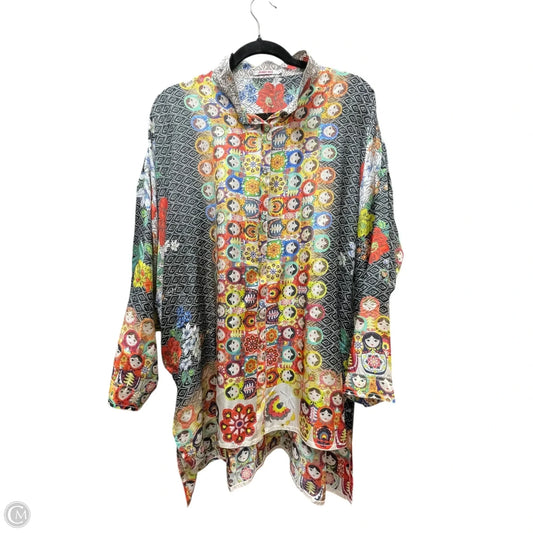 Tunic Designer By Johnny Was In Multi-colored, Size: S