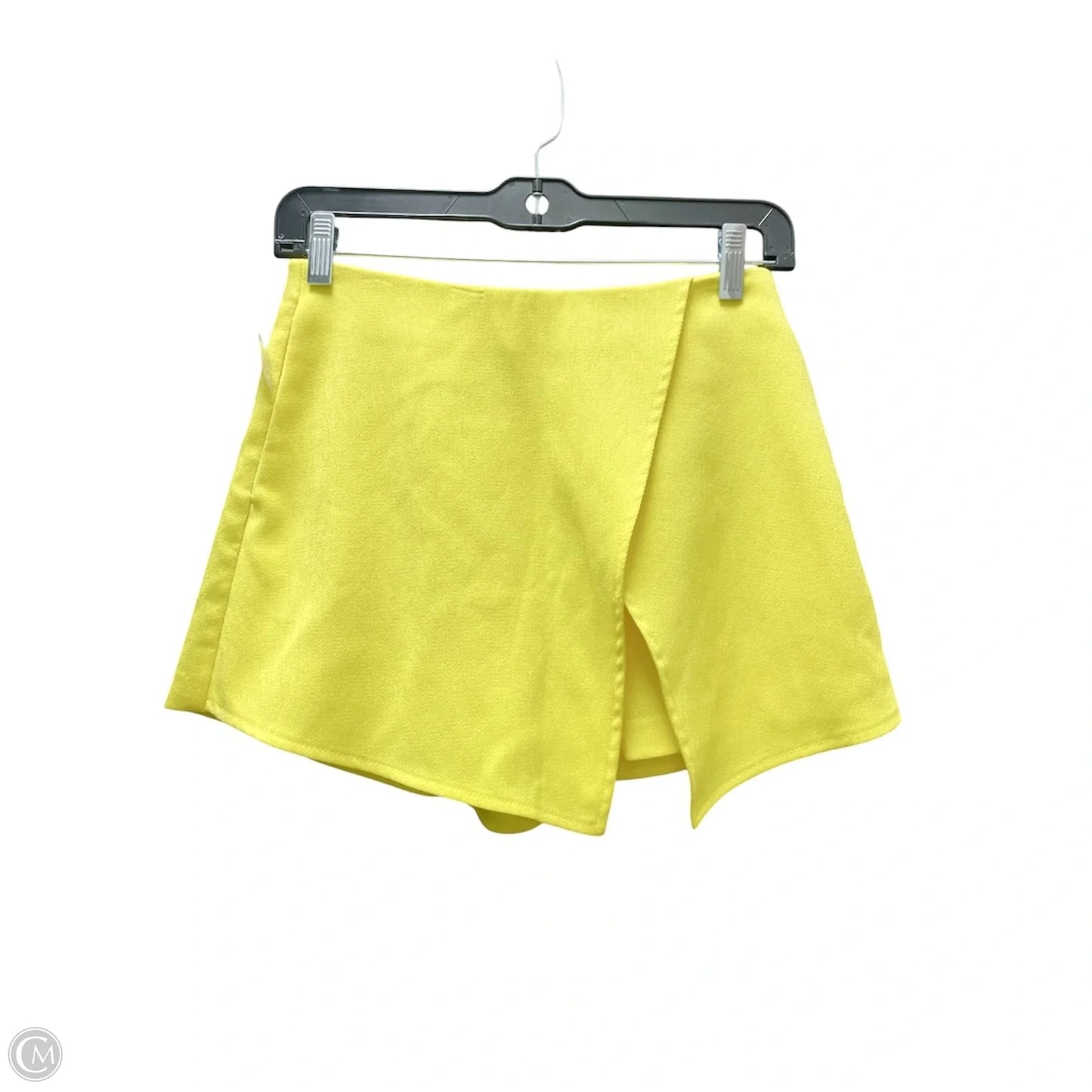 Skort By Black Label In Yellow, Size: Xs