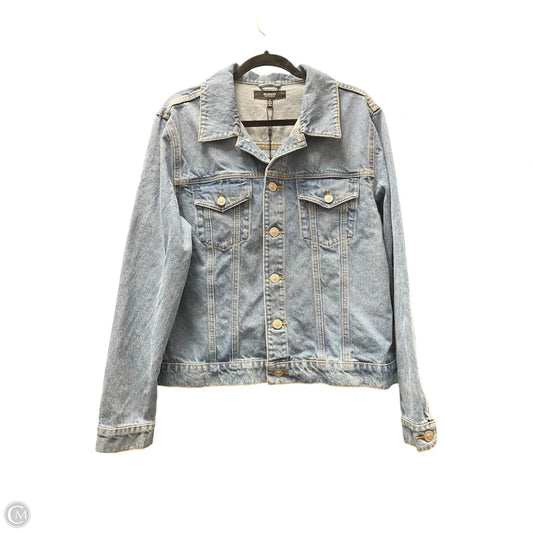 Jacket Denim By Hudson In Blue Denim, Size: 1x