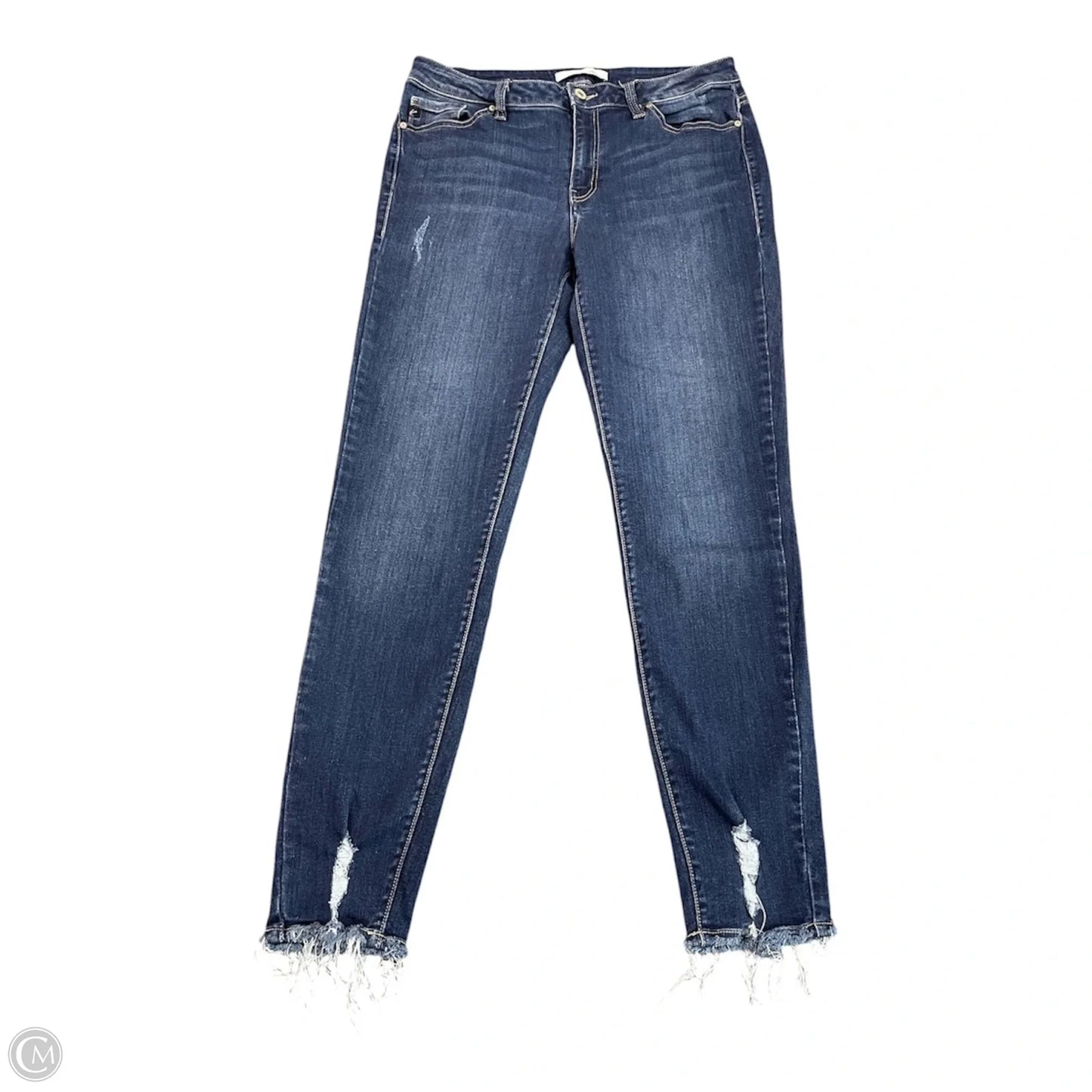 Jeans Skinny By Kancan In Blue, Size: 12