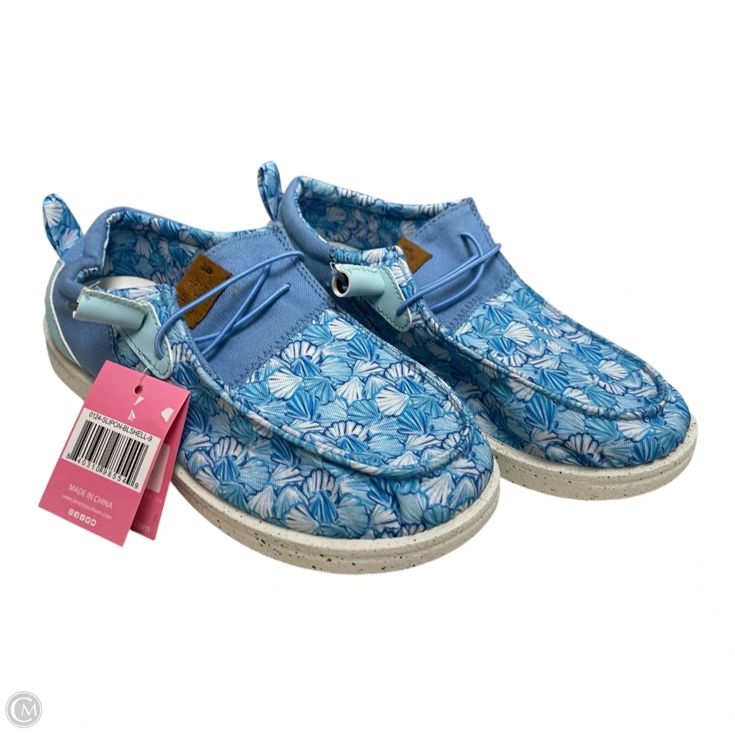 Shoes Flats By Simply Southern In Nautical Print, Size: 9