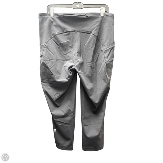 Athletic Leggings By Lululemon In Black, Size: 14