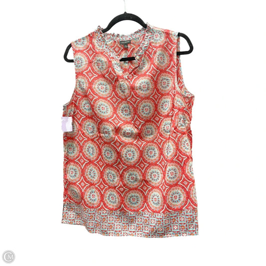 Top Sleeveless By Talbots In Multi-colored, Size: M
