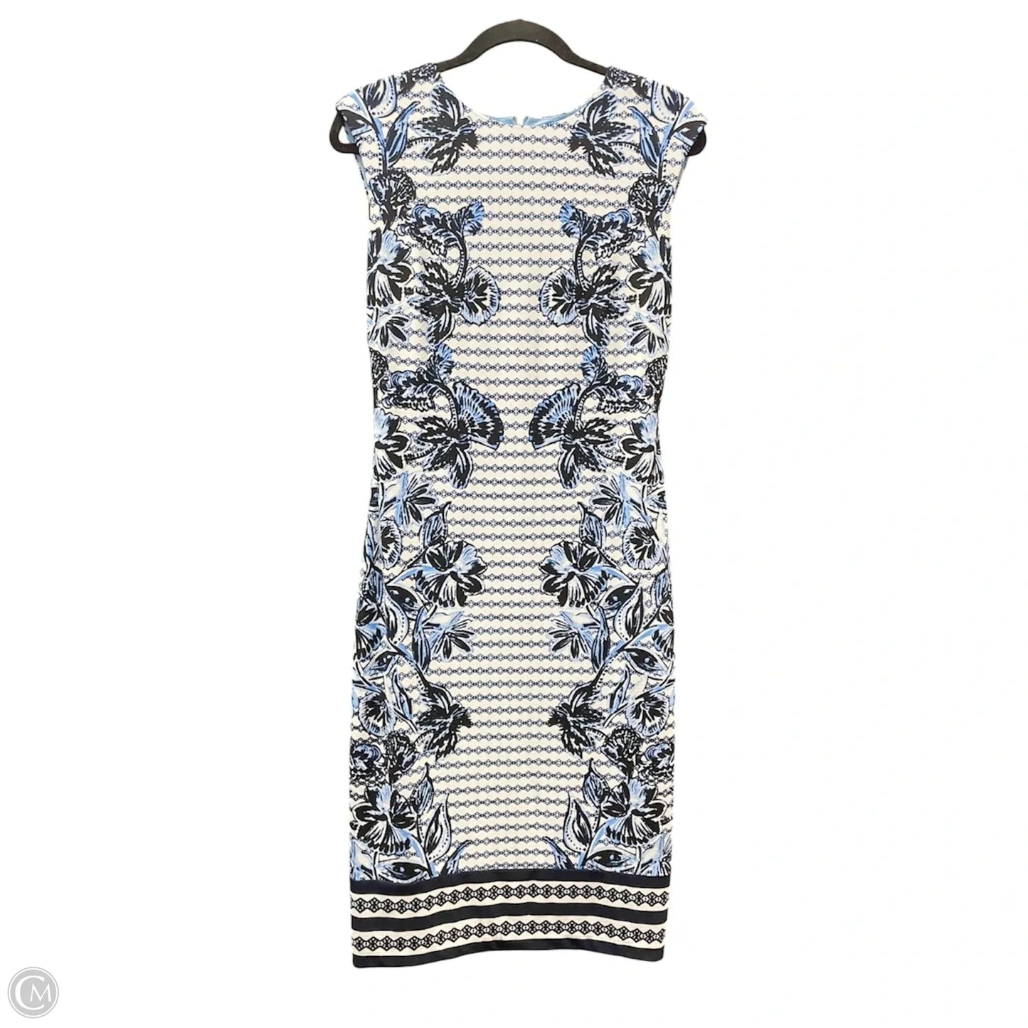 Dress Casual Short By Vince Camuto In Blue & White, Size: 6