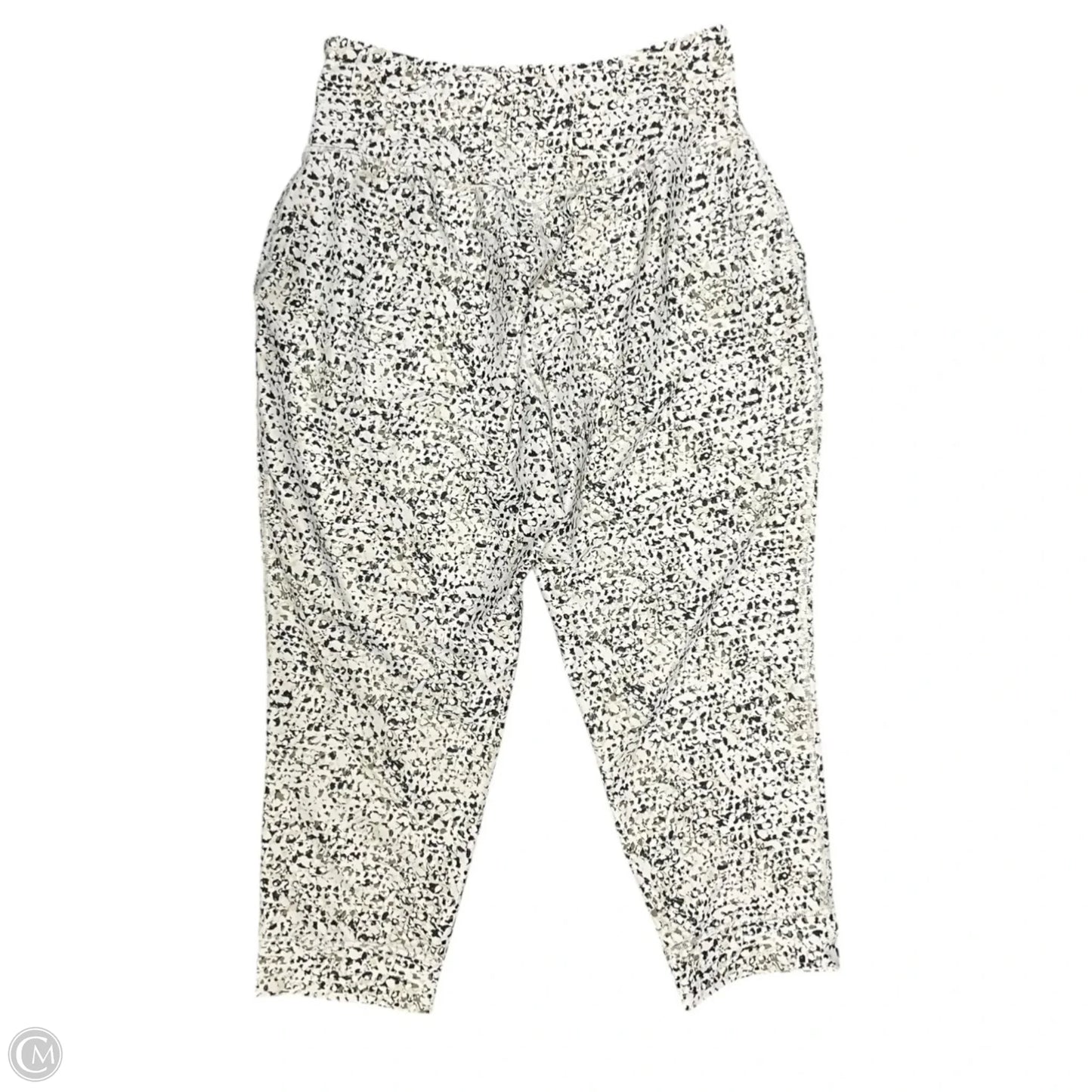 Athletic Leggings By Old Navy In Green & White, Size: Xl