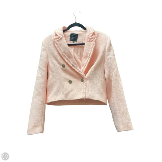 Blazer By Clothes Mentor In Pink, Size: L