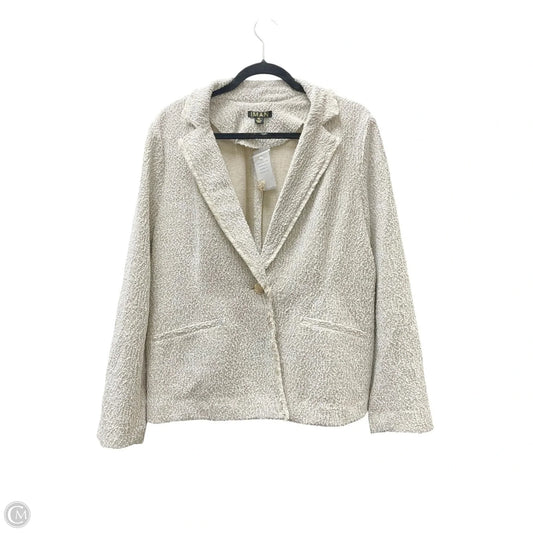 Blazer By Iman Hsn In Beige, Size: Xl