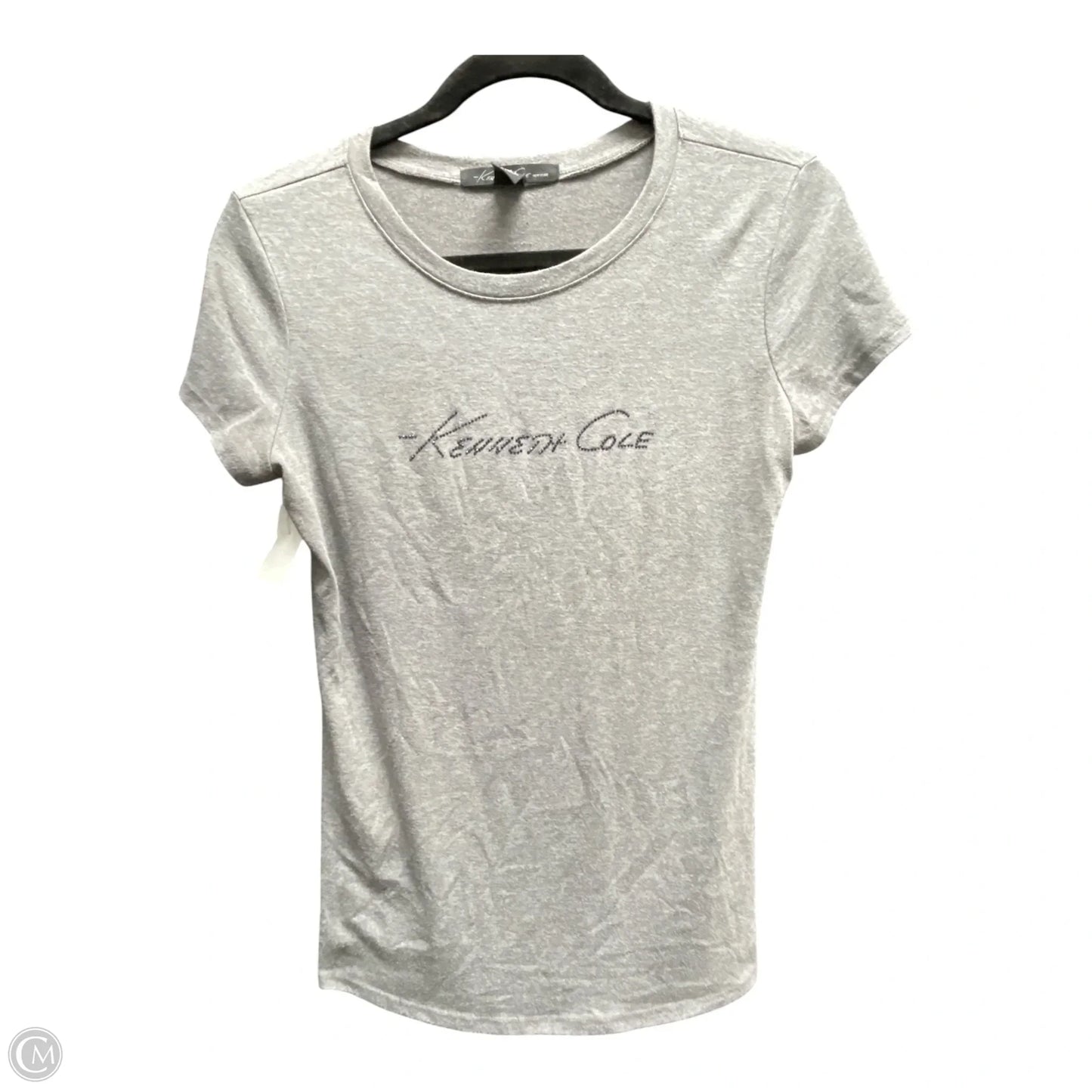 Top Short Sleeve Basic By Kenneth Cole In Grey, Size: Xs