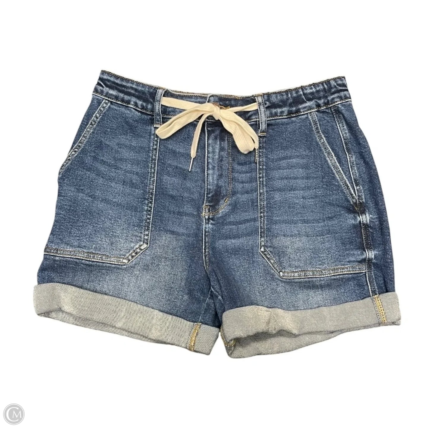 Shorts By Judy Blue In Blue Denim, Size: L