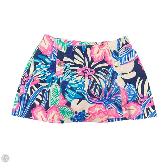 Skort By Lilly Pulitzer In Floral Print, Size: M