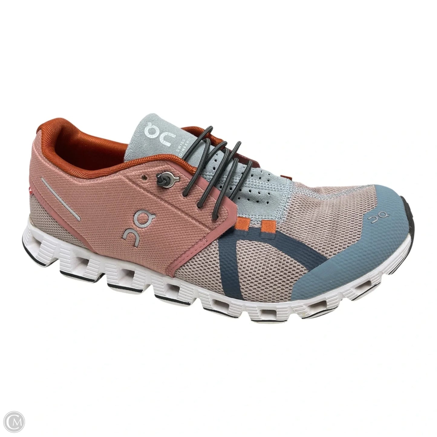 Shoes Athletic By On Cloud In Grey & Orange, Size: 9