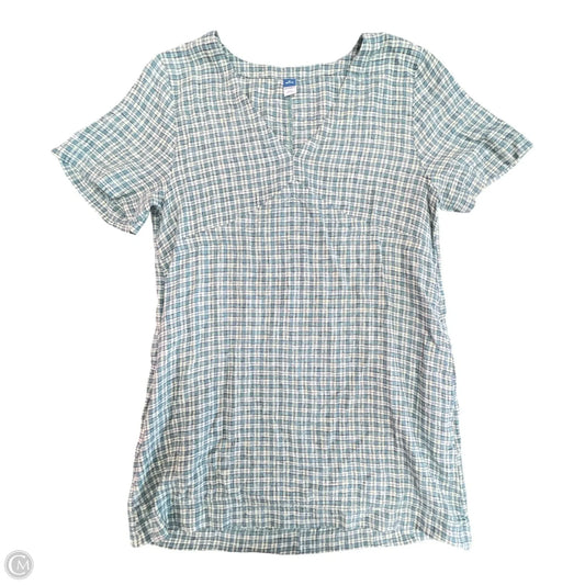 Dress Casual Short By Old Navy In Plaid Pattern, Size: Mp