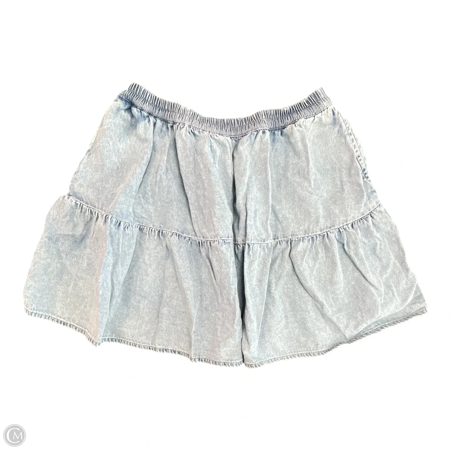 Skirt Mini & Short By American Eagle In Blue Denim, Size: M