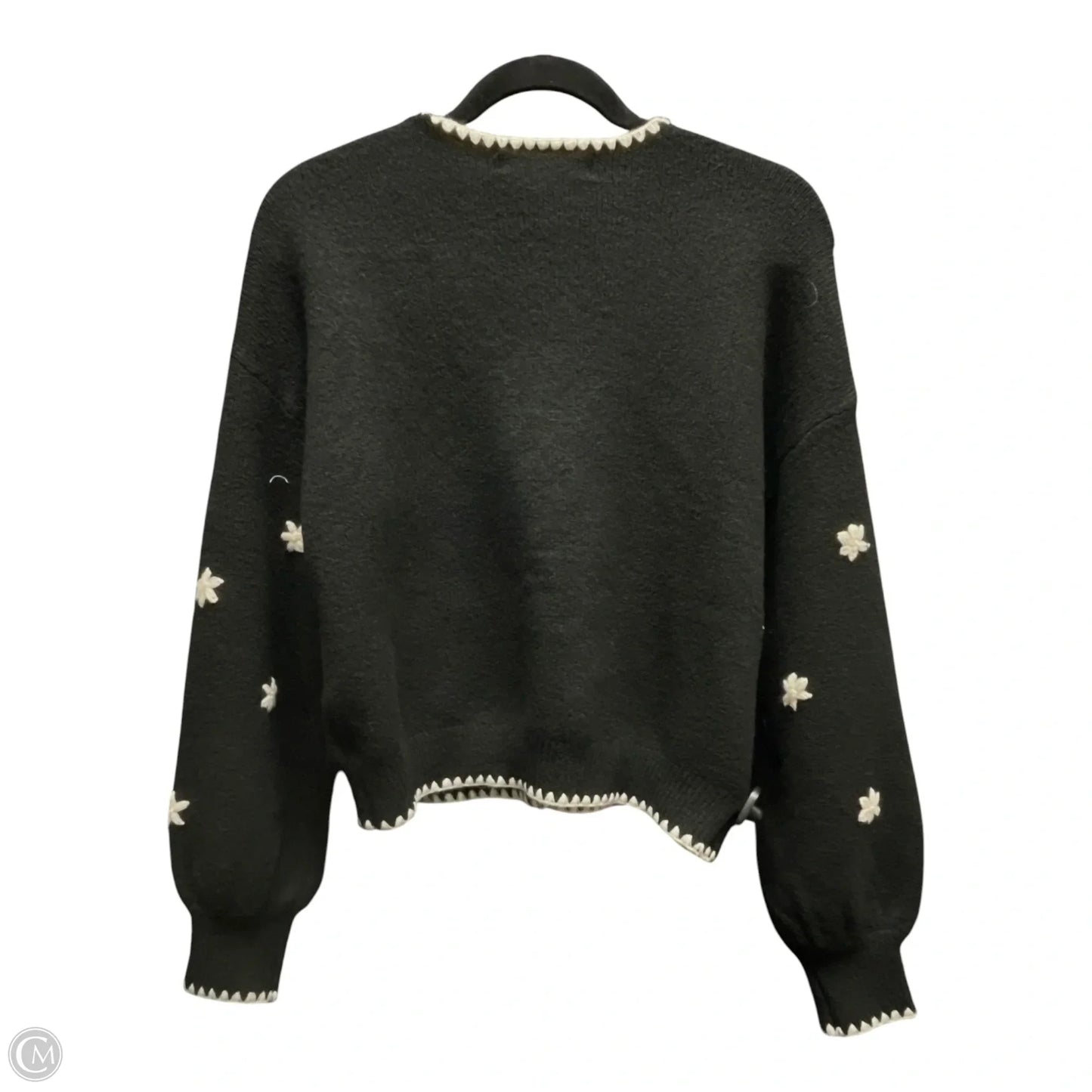 Sweater Cardigan By Saltwater Luxe In Floral Print, Size: Xs