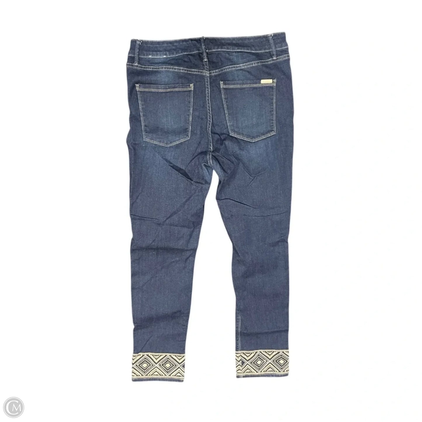Jeans Cropped By White House Black Market In Blue Denim, Size: 8