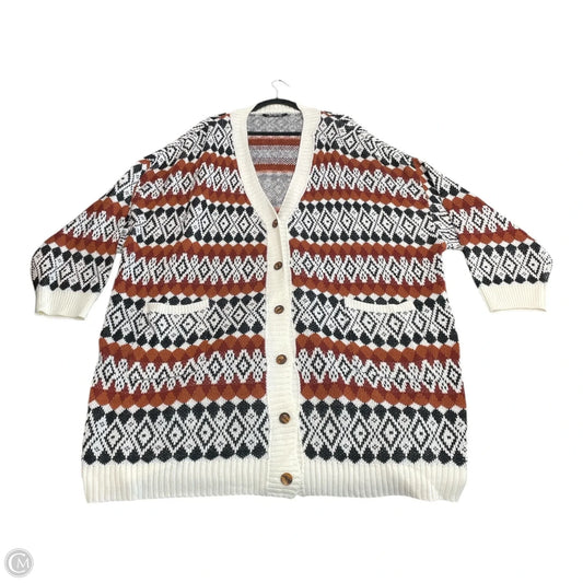 Sweater Cardigan By Bloomchic In Multi-colored, Size: 4x