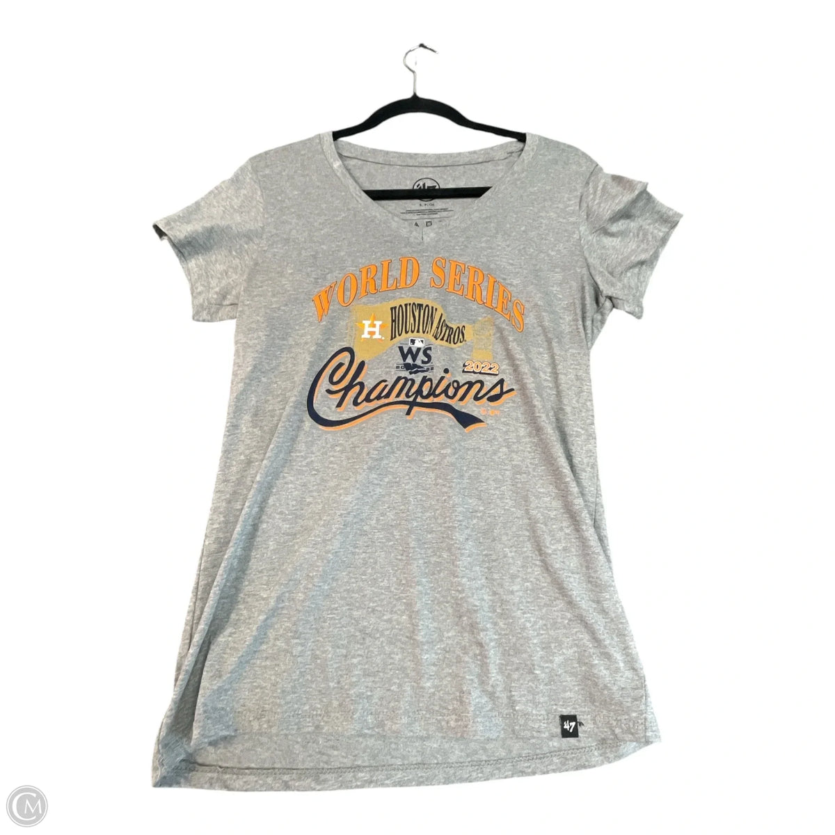 Top Short Sleeve Basic By Clothes Mentor In Grey, Size: S