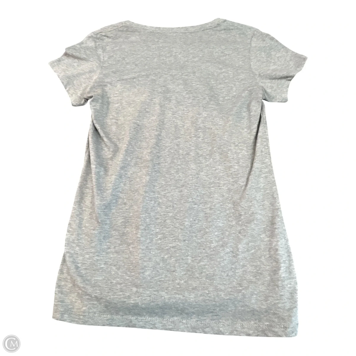 Top Short Sleeve Basic By Clothes Mentor In Grey, Size: S