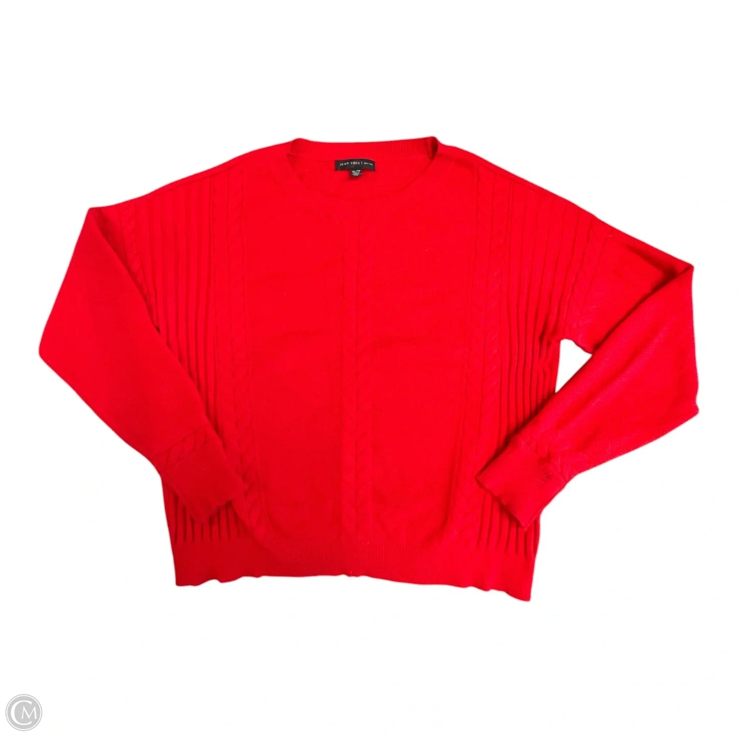 Sweater By Joan Vass In Red, Size: Xl