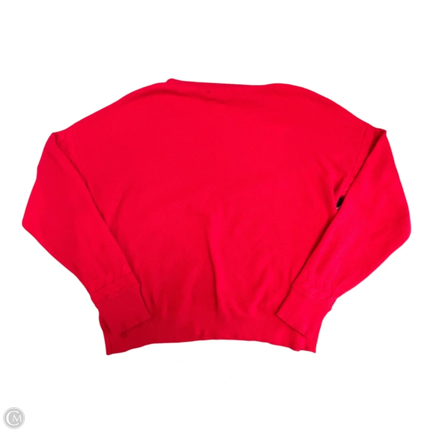 Sweater By Joan Vass In Red, Size: Xl