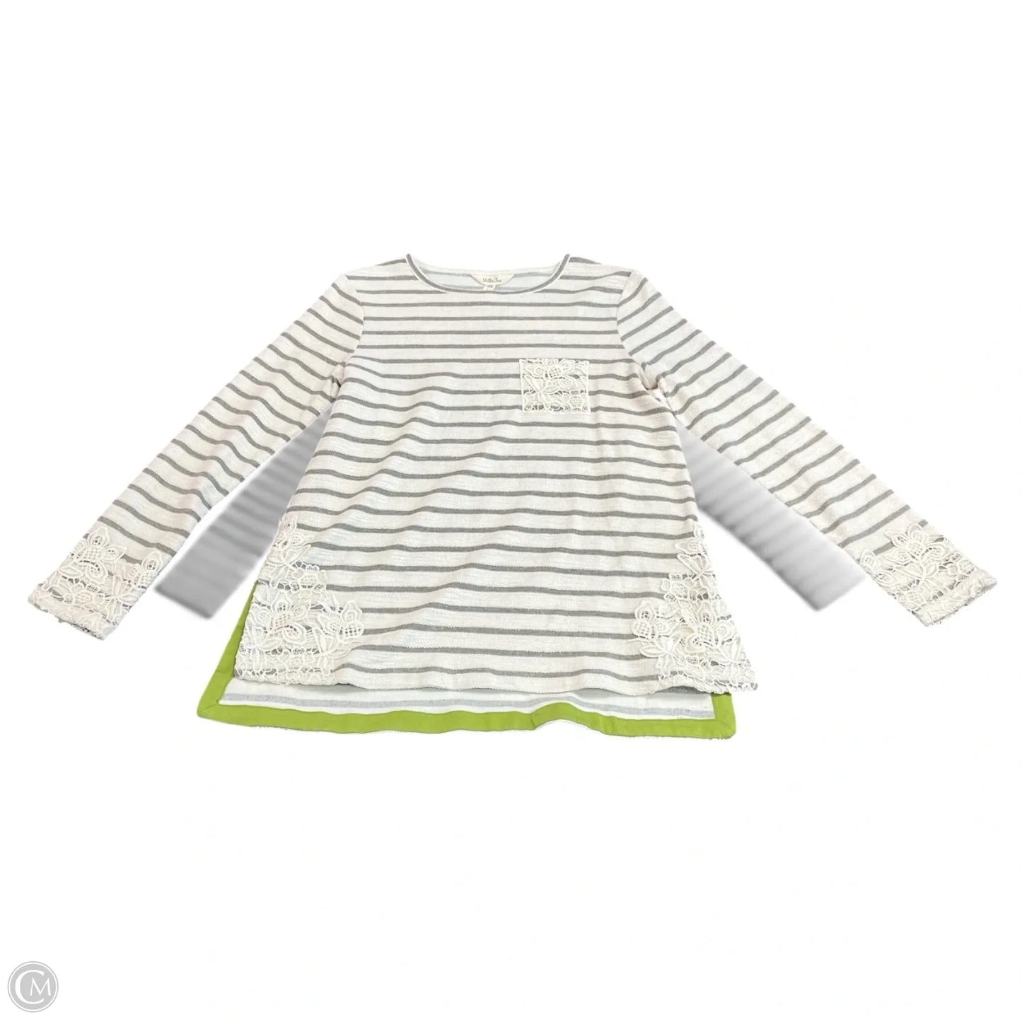Tunic Long Sleeve By Matilda Jane In Striped Pattern, Size: Xs