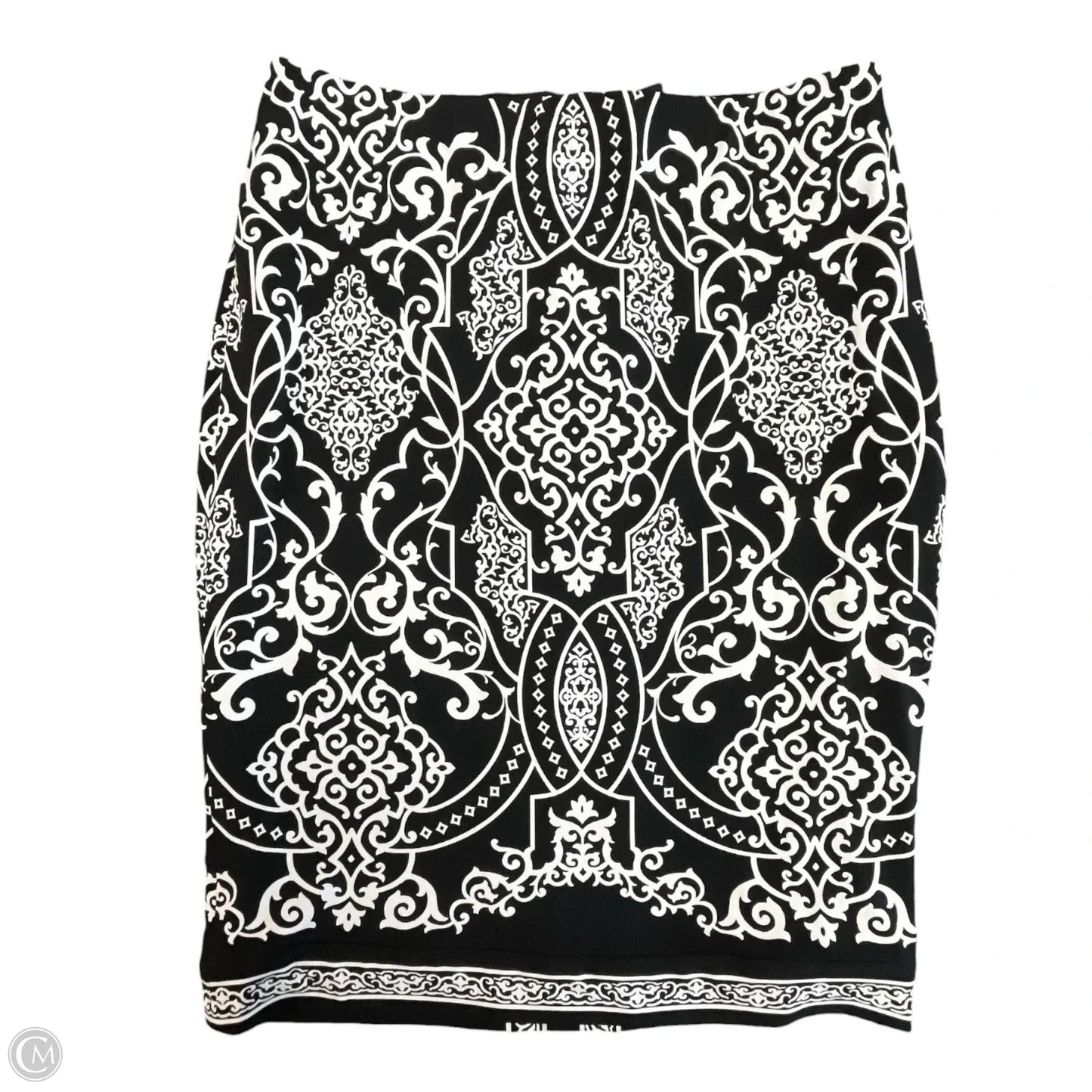 Skirt Mini & Short By White House Black Market In Black & White, Size: 8