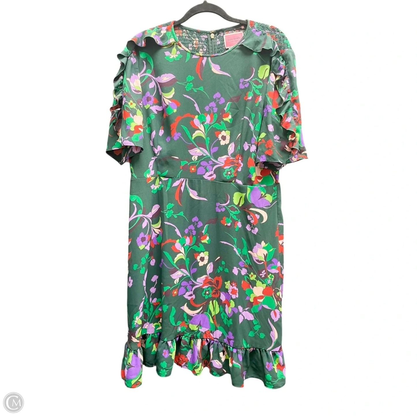 Dress Designer By Kate Spade In Floral Print, Size: Xl