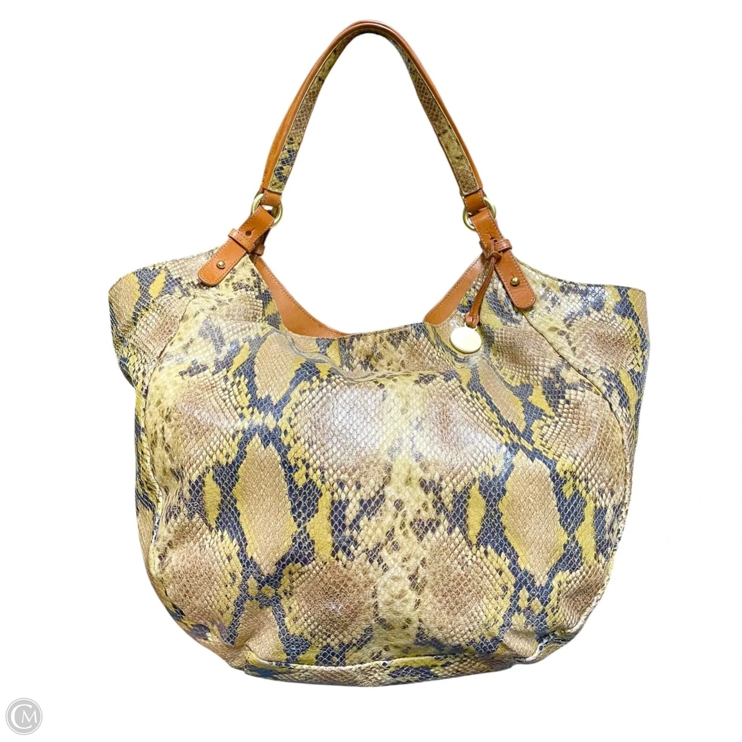 Handbag Designer By Brahmin, Size: Large