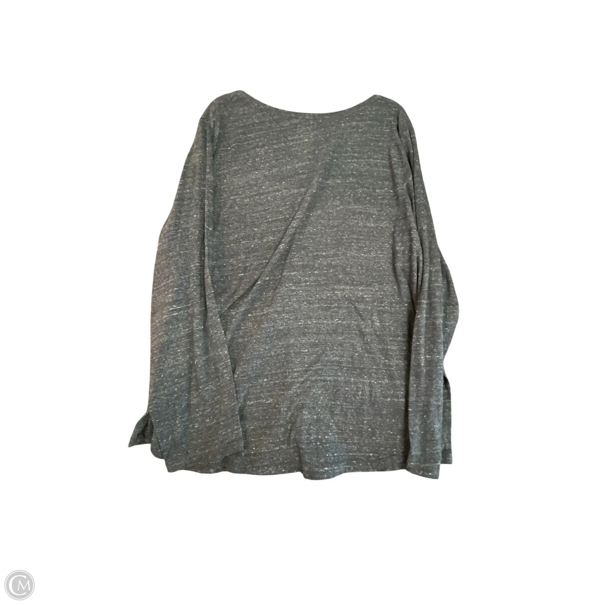 Top Long Sleeve Basic By Sonoma In Navy, Size: 3x