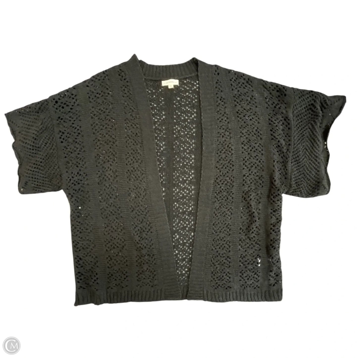 Sweater Cardigan By Ee Some In Black, Size: L