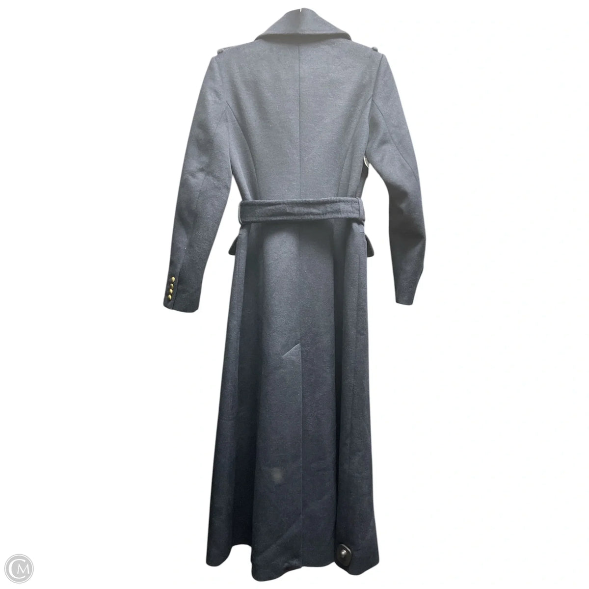 Coat Wool By Michael By Michael Kors In Navy, Size: S