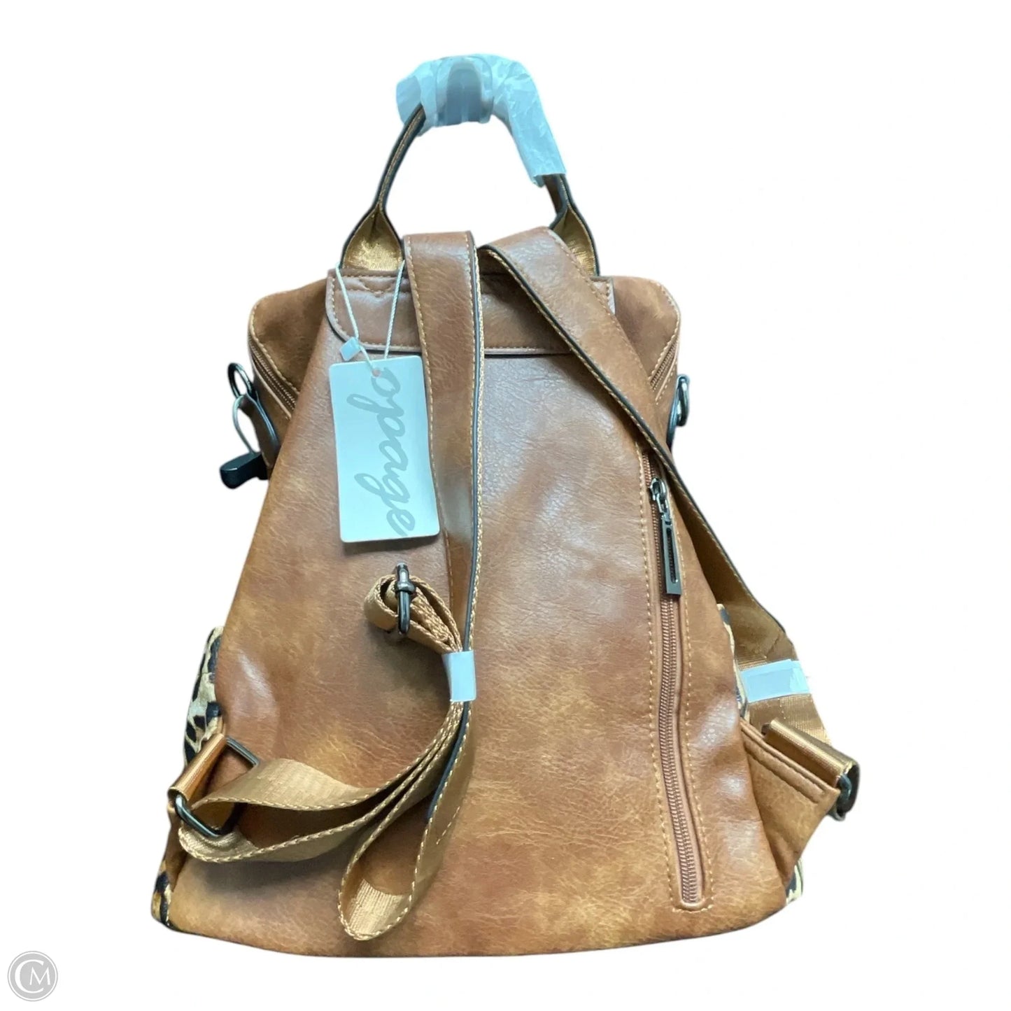Backpack Leather By OPAGE, Size: Medium