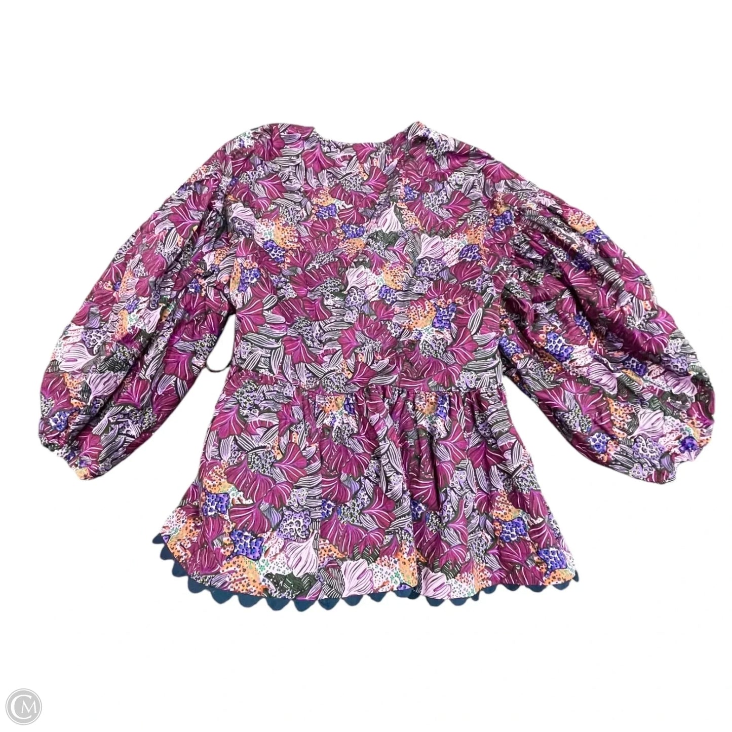 Blouse 3/4 Sleeve By Target-designer In Floral Print, Size: S