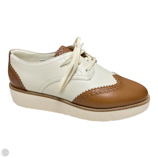 Shoes Flats By Cole-haan In Brown & Cream, Size: 7