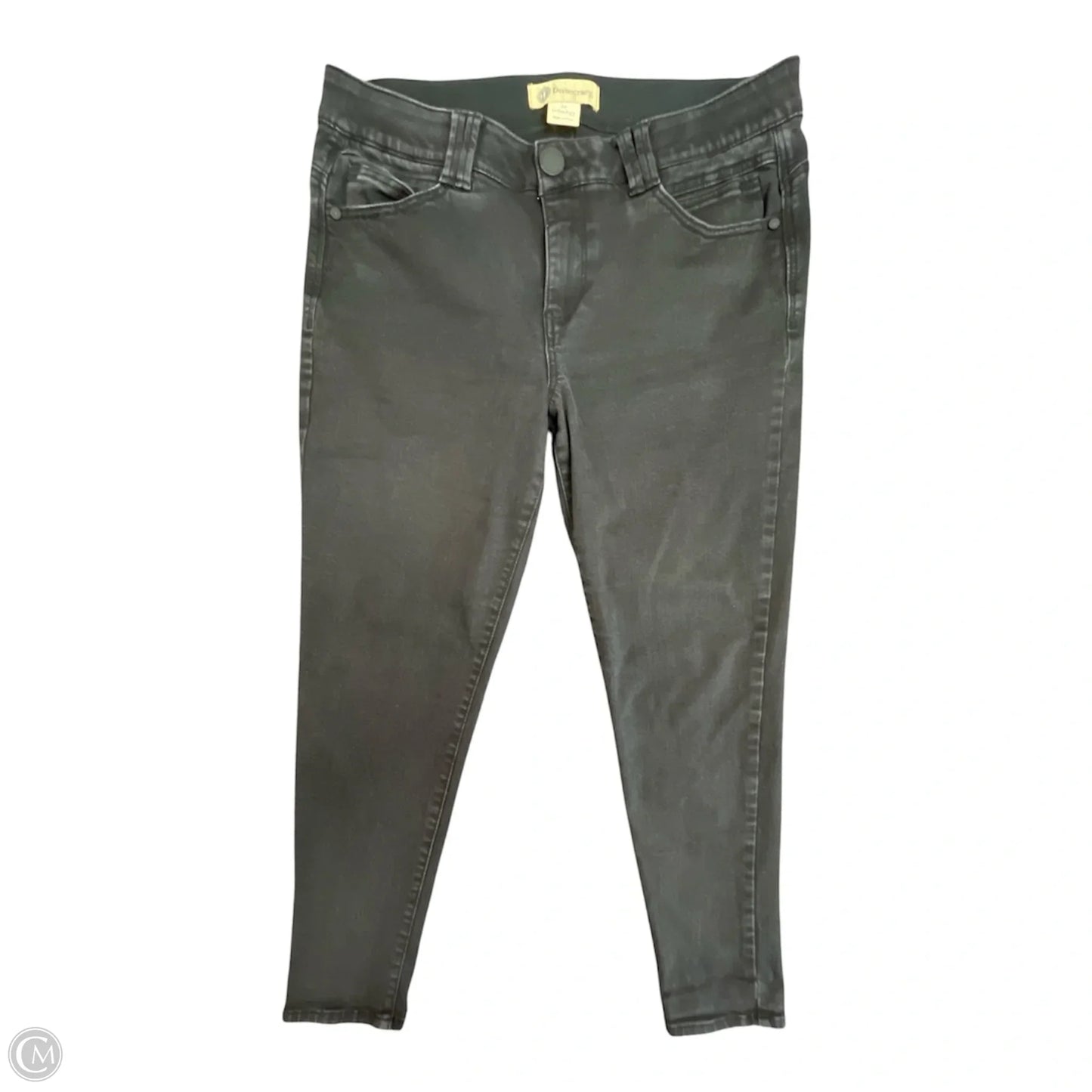Jeans Skinny By Democracy In Black Denim, Size: 12