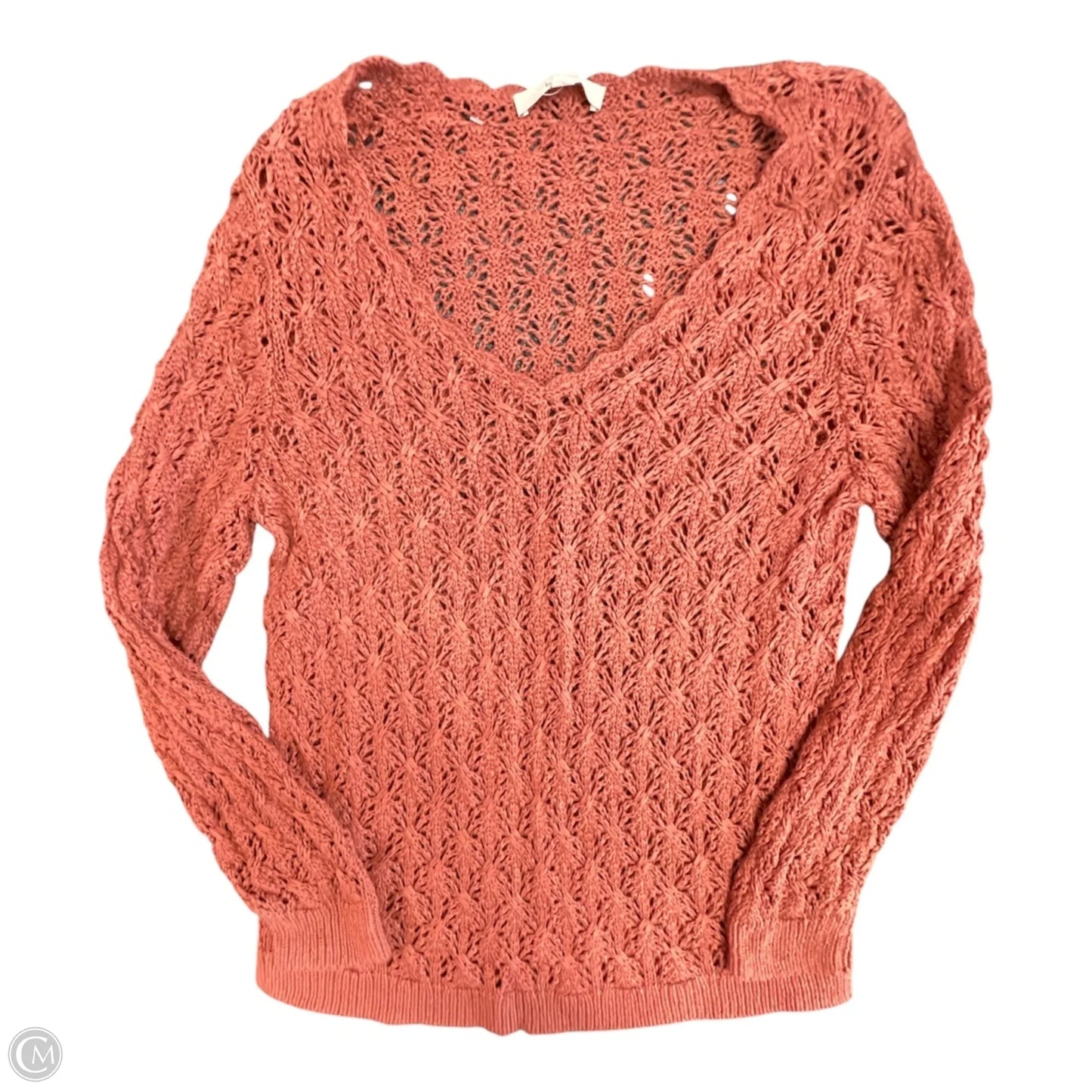 Sweater By Loft In Red, Size: Xl