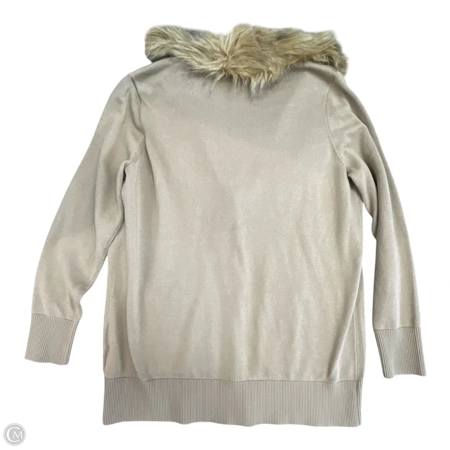 Sweater Cardigan By Michael By Michael Kors In Brown, Size: L